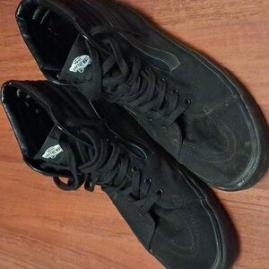 Vans Sk8-Hi Black High-Top Men's Shoes Size 15